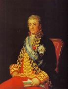 Francisco Jose de Goya Portrait of Jose Antonio, Marques Caballero Kepmasa oil painting reproduction